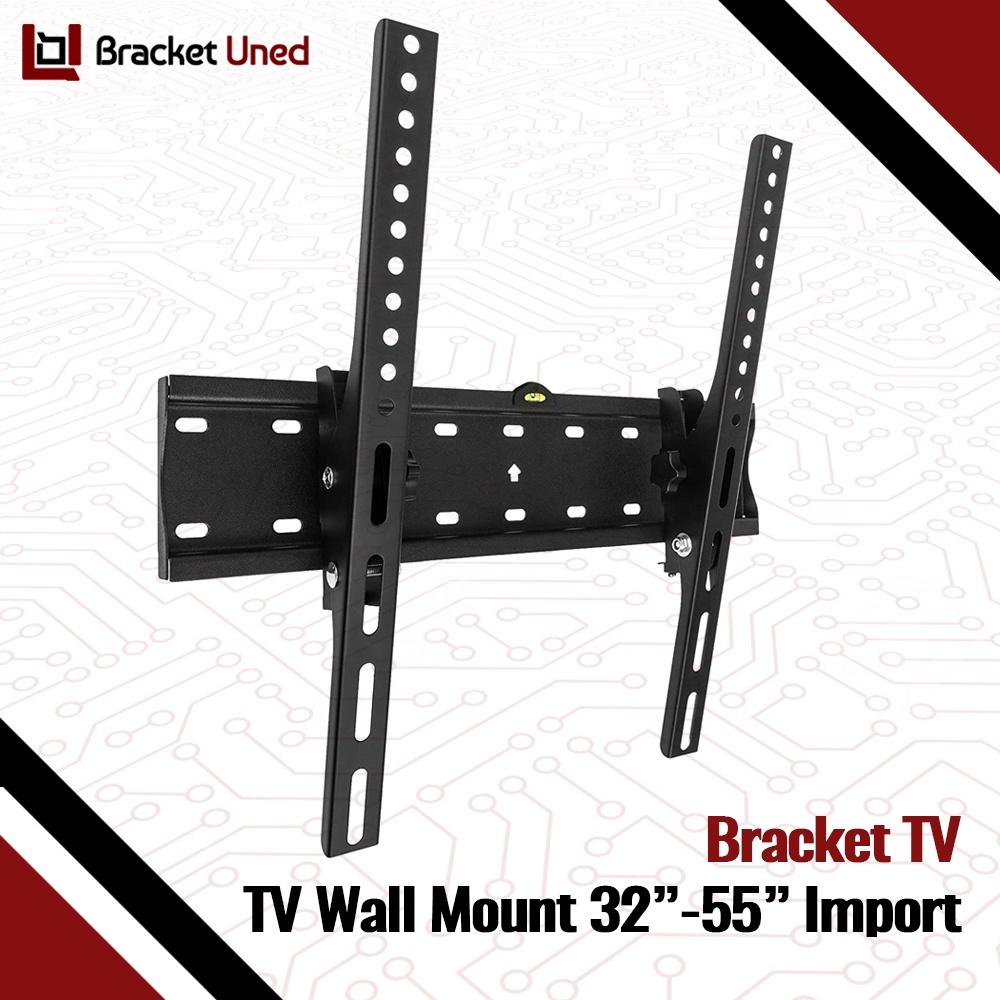 Bracket TV 50 55 43 32 40 43 42 49 Inch Cocok Semua Merk Tv Tebal 2 Arah Waterpass Nunduk Dangak Universal Breket TV Briket TV Braket TV Bracket TV 55 Inch - 32 In BU1