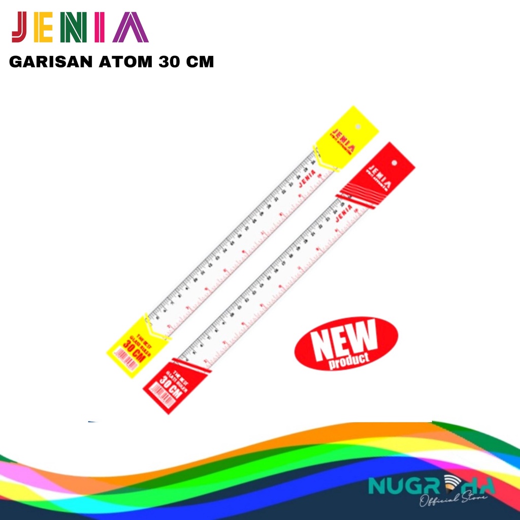 

GARISAN /PENGGARIS JENIA ATOM 30 CM