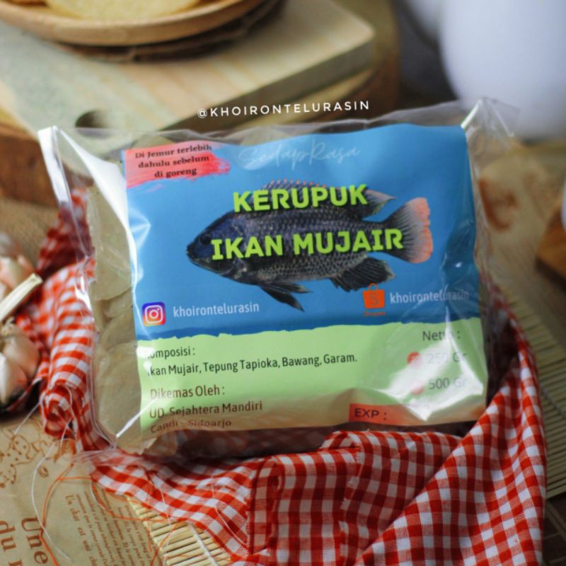 

KERUPUK IKAN MUJAIR MENTAH 500gr