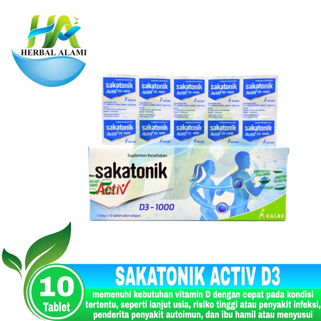 Sakatonik Activ D3 1000 IU - Vitamin D3