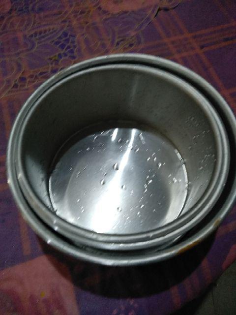 Cetakan Kue Loyang Bulat Paket 3pcs Ukuran 16cm 18cm 20cm Tinggi 8cm Tebal 0,8mm