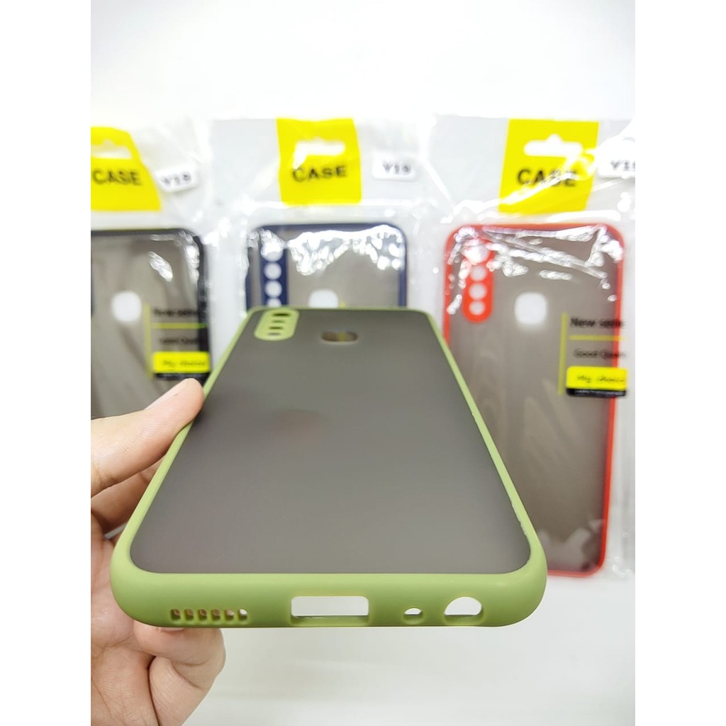 Bumper AERO CASE Vivo Y19 6.53 inch Hardcase My Choice List Warna Matte