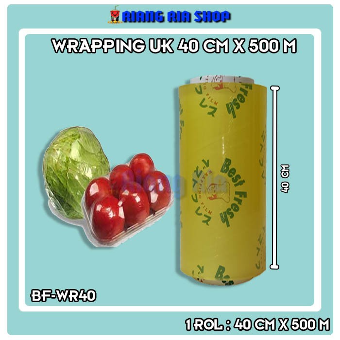 Plastik Bungkus Makanan Uk 40 Cm X 500 M Plastik Wraping Food Grade