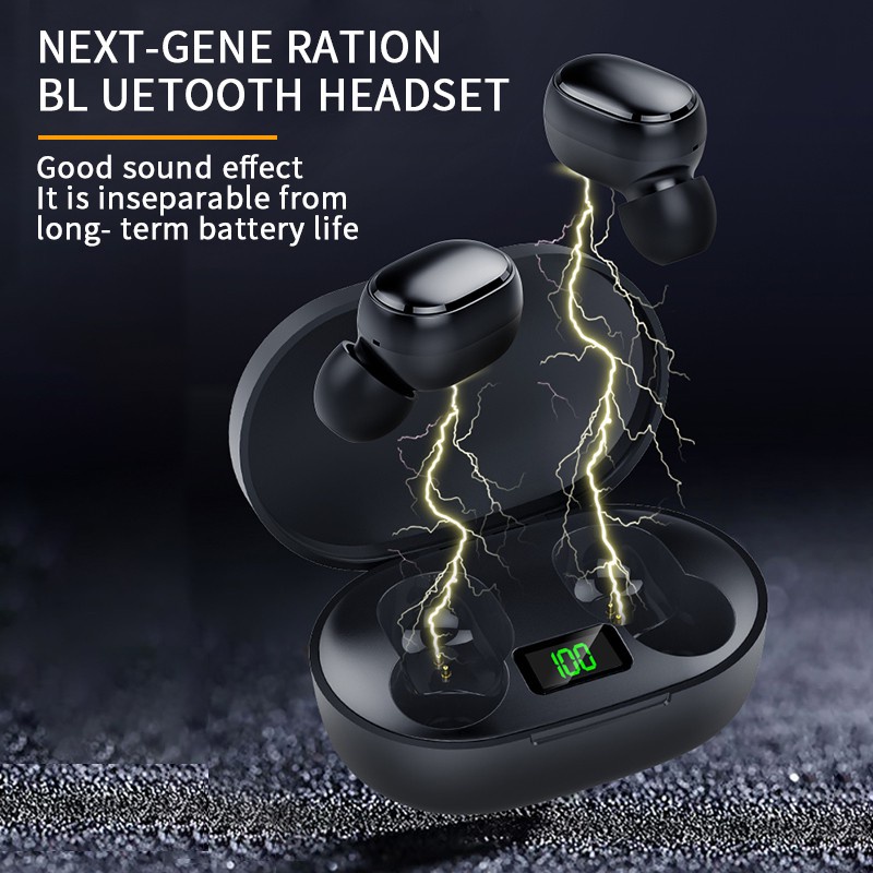 Moi TWS Wireless Bluetooth Earphone  BT 5.0 Earbuds HD Bass Long Battery-2