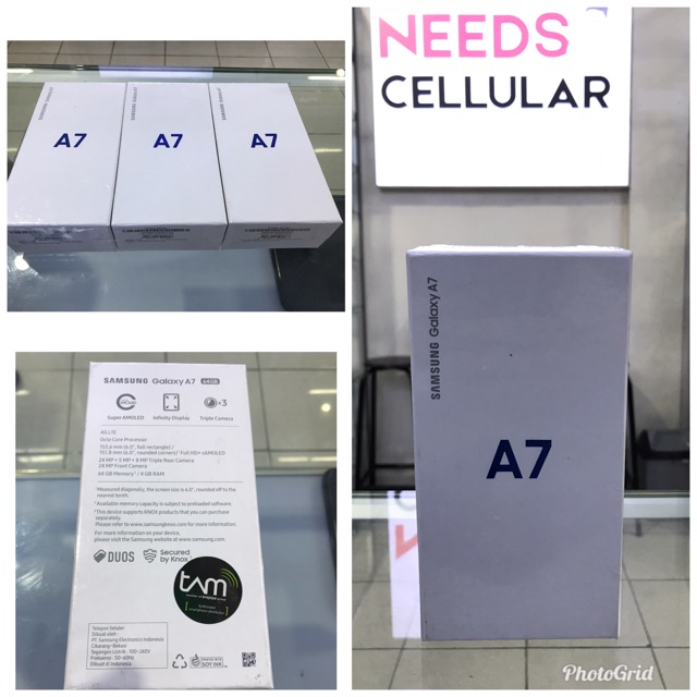 SPESIAL HR INI CUCI GUDANG HP  HP Samsung Galaxy A7 2018 RAM 6GB 128GB NEW RESMI Termurah