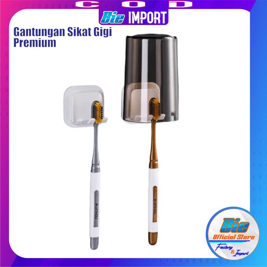 Gantungan Sikat Gigi 2 Kait Multifungsi Premium Impor Best Seller