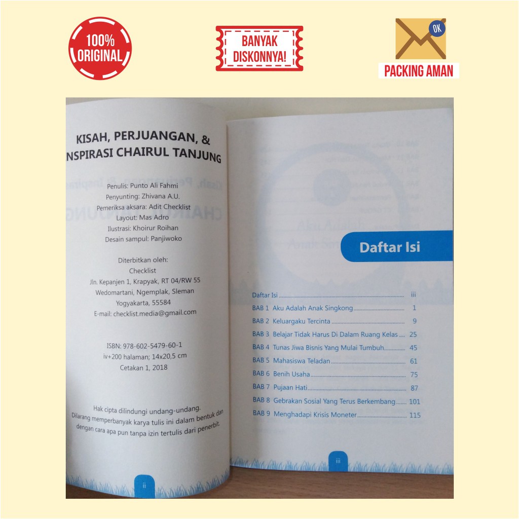 Buku Motivasi Biografi Kisah, Perjuangan, & Inspirasi Chairul Tanjung-1