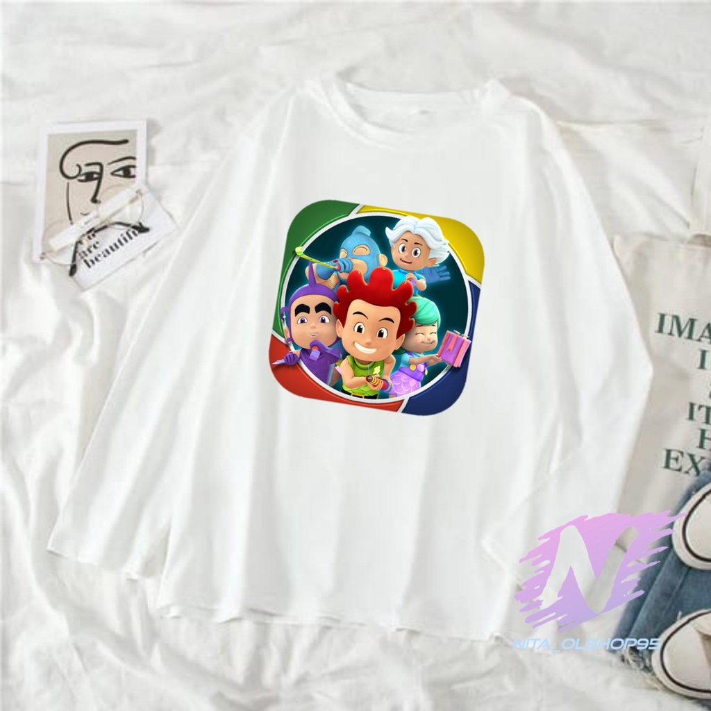 KAOS ANAK LENGAN PANJANG KIKO KARTUN ANAK