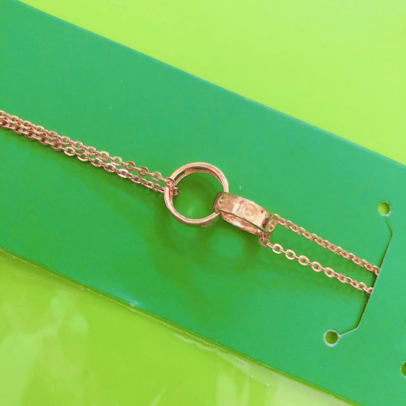 GELANG CARTI*R DOUBLE RING CINCIN  UBS 375