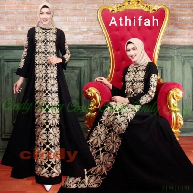 Abaya Saudi jetblack Abaya Hitam Bordir Saudi Abaya Hitam Turkey