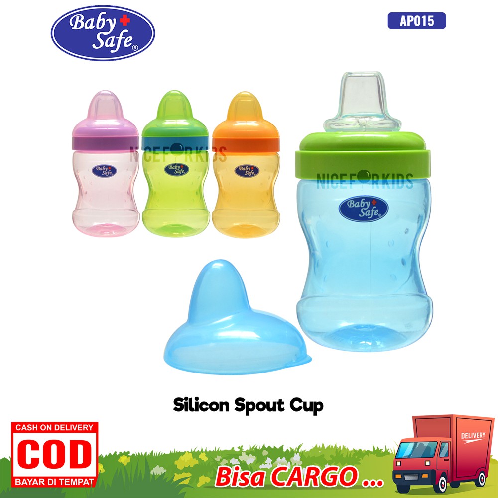 Baby Safe Silicone Spout Cup AP015 / Tempat Minum Silikon