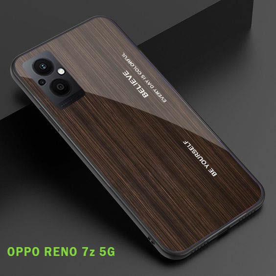 (S90) Softcase Kaca OPPO RENO 7z 5G- casing handphone - OPPO RENO 7z 5G - pelindung handphone - OPPO