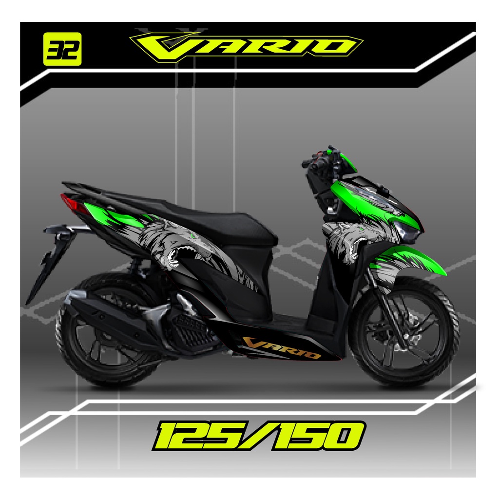 Decal stiker variasi full body vario new 125 dan 150 kode 008 Ag