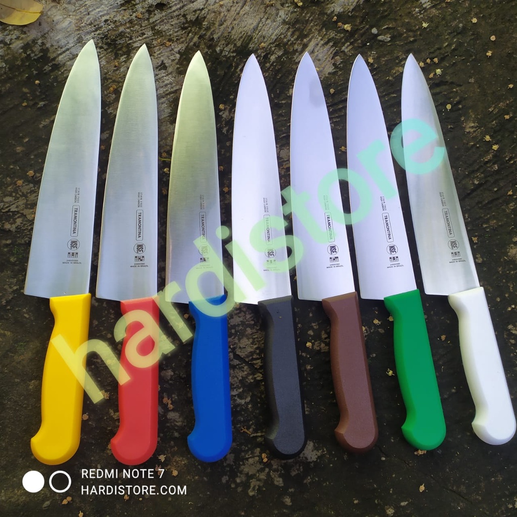 Jual Pisau Iris Daging Cm Tramontina Meat Knife Inchi Handle Hijau Original