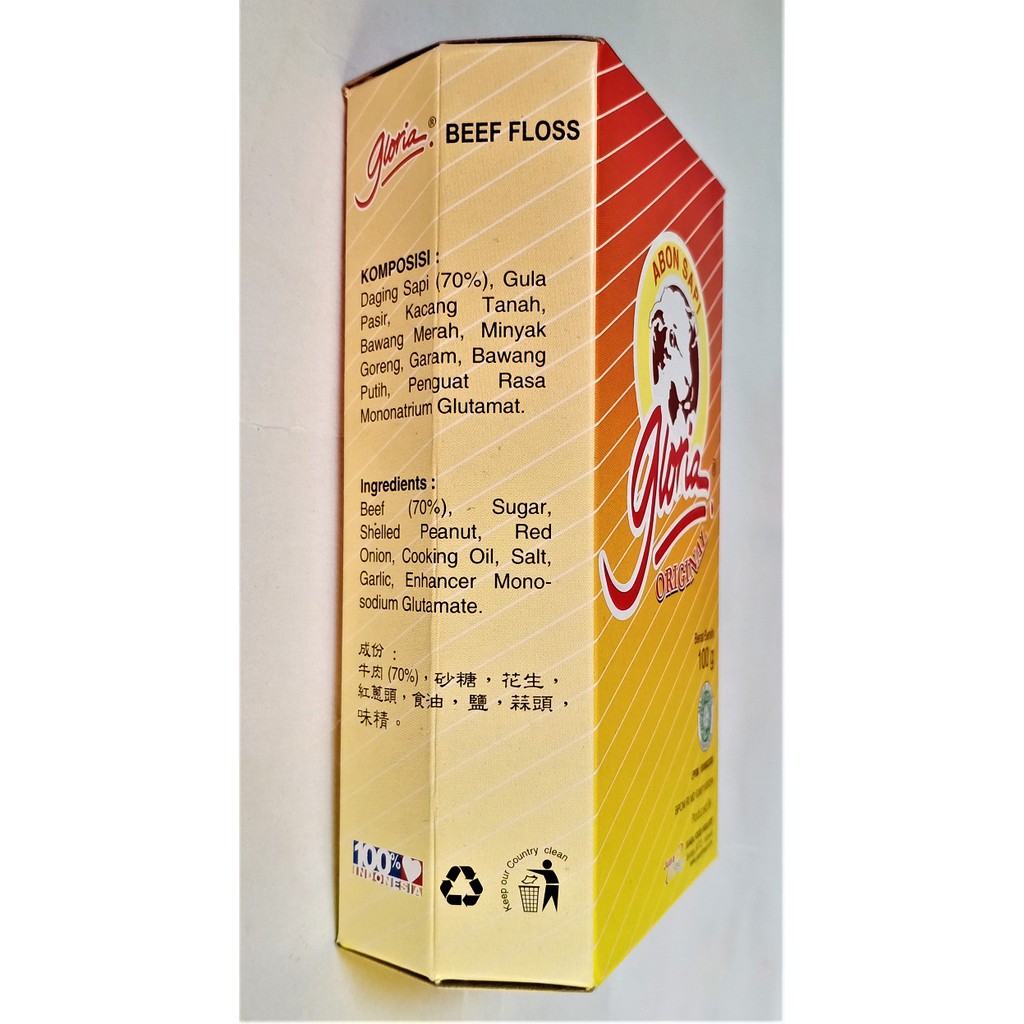 

QH Gloria Abon Sapi Original 100 gram