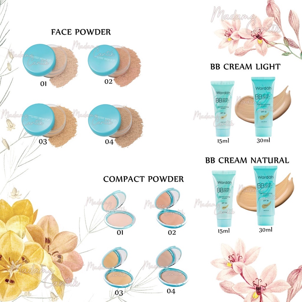 ✿ MADAME ✿ WARDAH EVERYDAY LUMINOUS SERIES FACE EVERYDAY LIGHTENING ORIGINAL