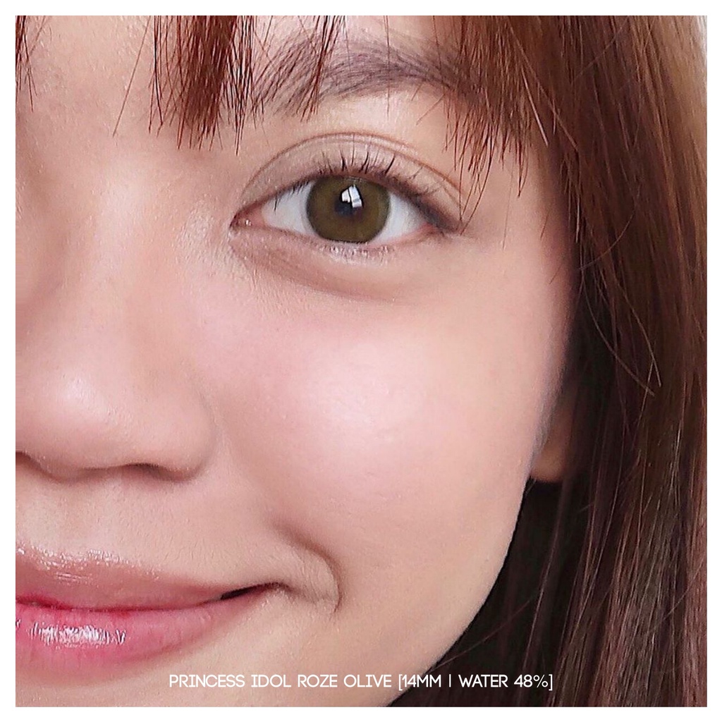 MIKHAYLOVESHOP Softlens Idol Roze Olive (Green) | EOS Princess