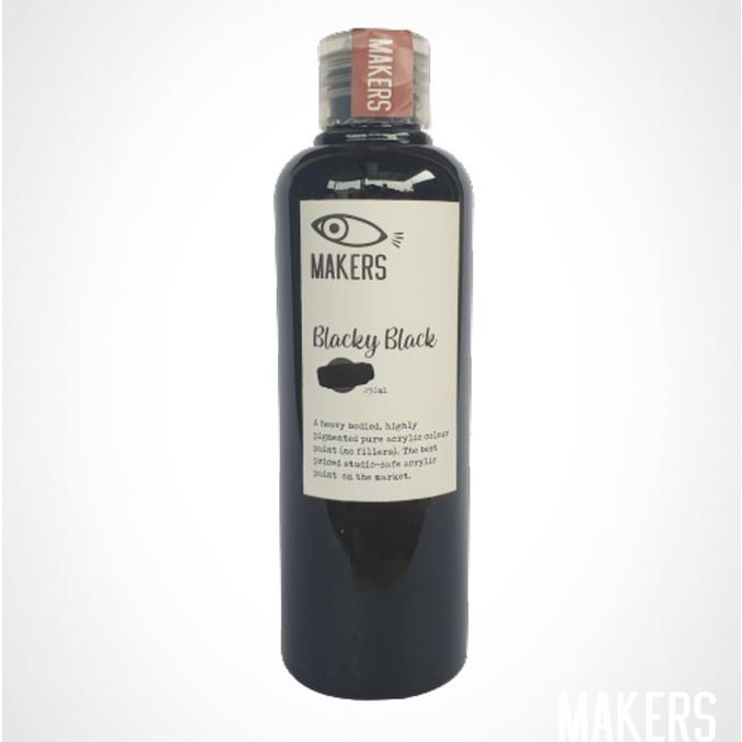 

Blacky Black Acrylic Paint
