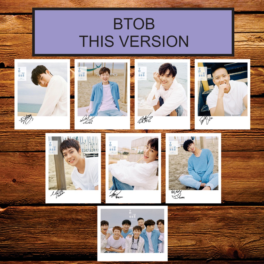 BTOB SIGNED POLAROID