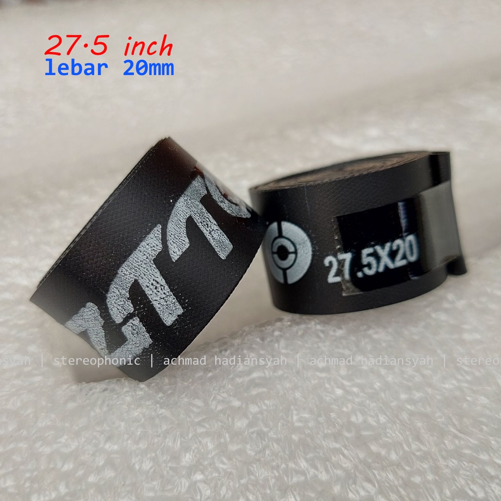 SEPASANG DEPAN BELAKANG lebar 20mm.. Rim Tape ZTTO untuk Rims 27.5 inch Rims Tape 27.5 inch Rim Tape