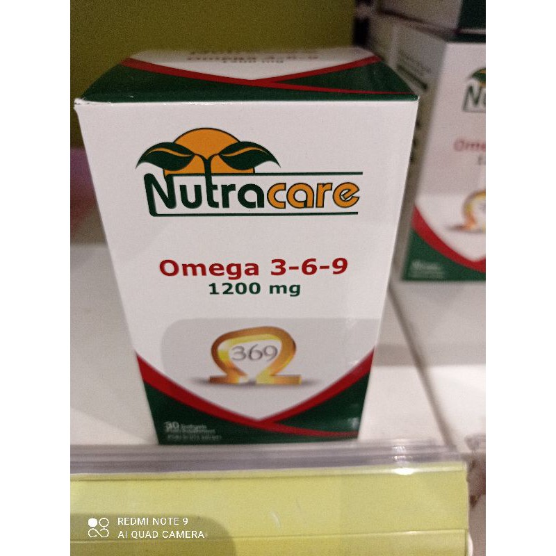 nutracare omega 3,6,9 30 tablet