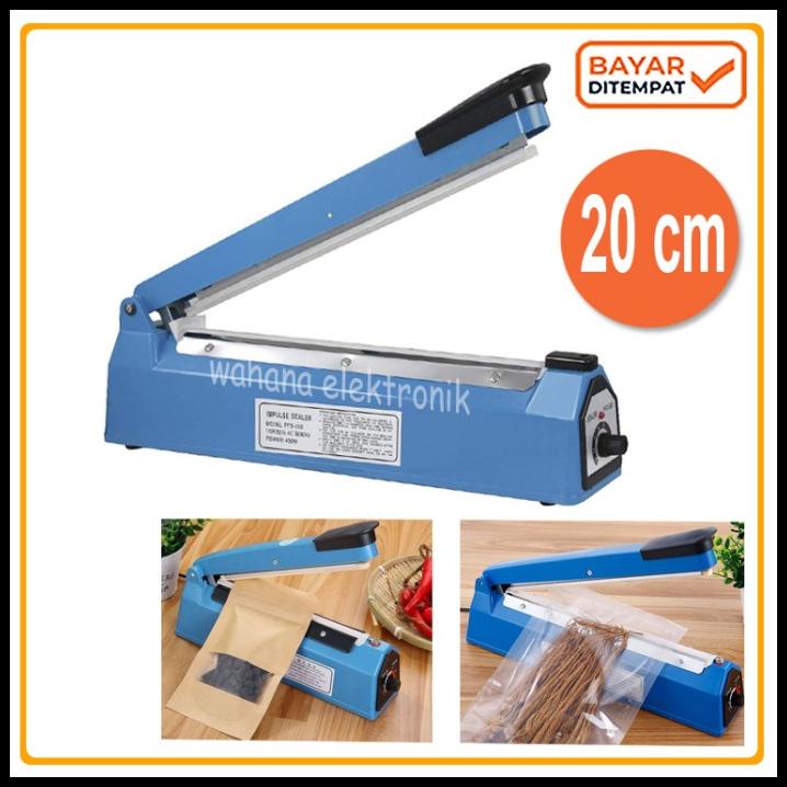 Impulse Sealer Plastik 20Cm Mesin Press Plastik 20 Cm