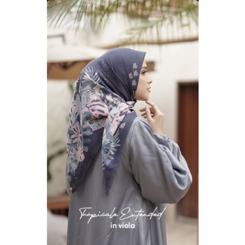 tropicale viola buttonscarves