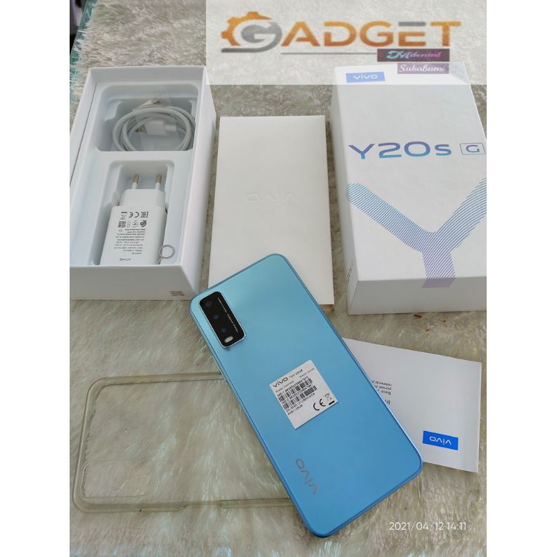 Handphone second mulus murah original vivo y20s [G] 4/128 hp seken / bekas vivo Y20sg 128 GB