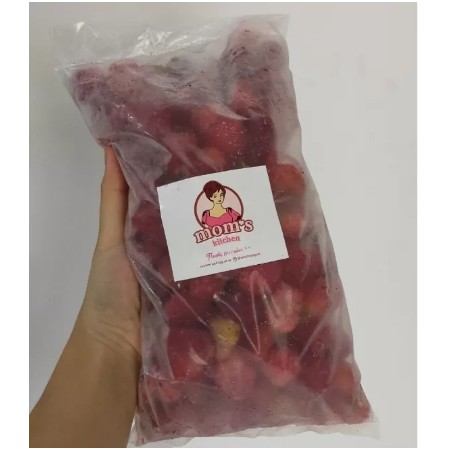 

Strawberry Beku - Frozen Strawberry Moms Kitchen Asli Ciwidey 500 gram