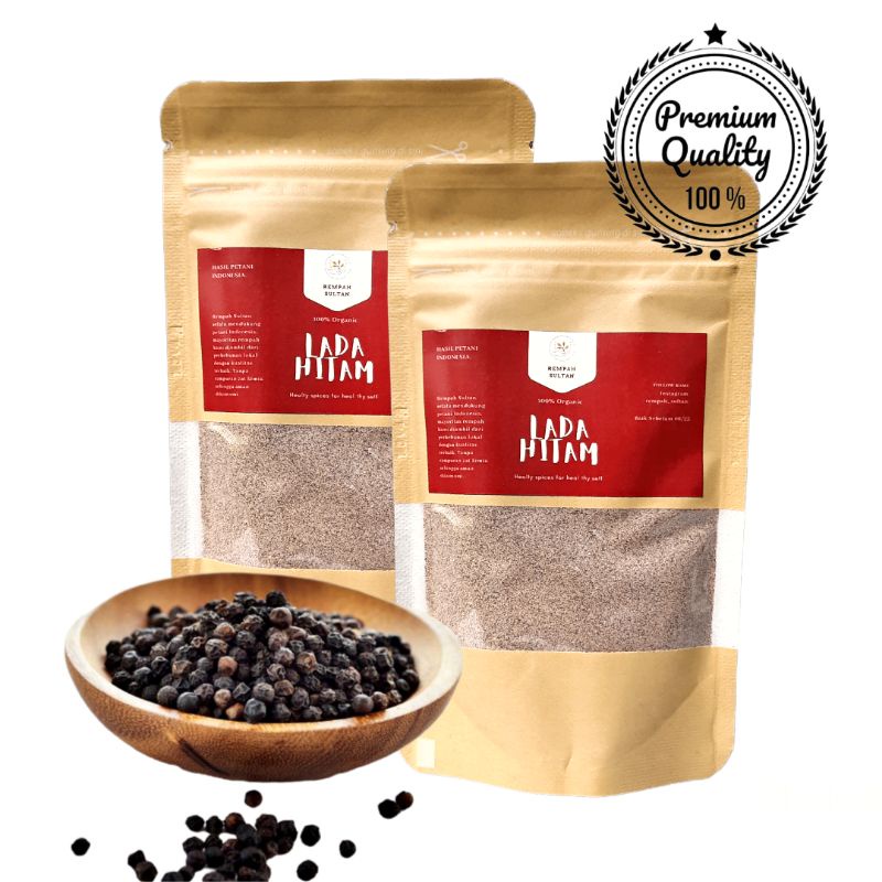 

Lada Hitam Black Paper Utuh dan Bubuk 50gr