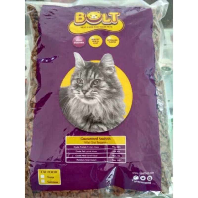 PROMO Bolt makanan kucing 5 kg / makanan hewan peliharaan