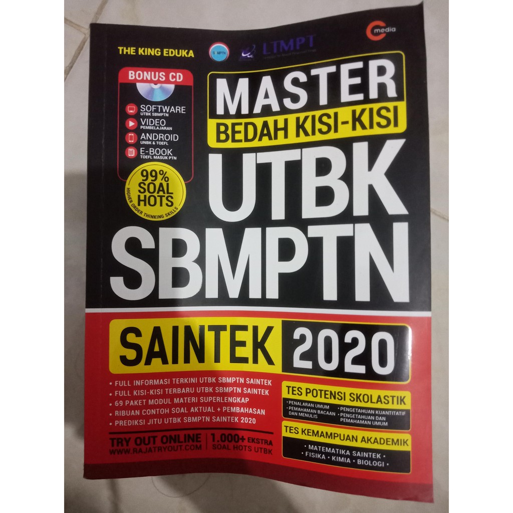BUKU SBMPTN SAINTEK (BUKU WANGSIT+ BUKU UTBK SBMPTN)