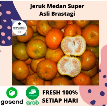 

Buah Jeruk Medan Super Asli Brastagi FRESH 100% 1000 Gram