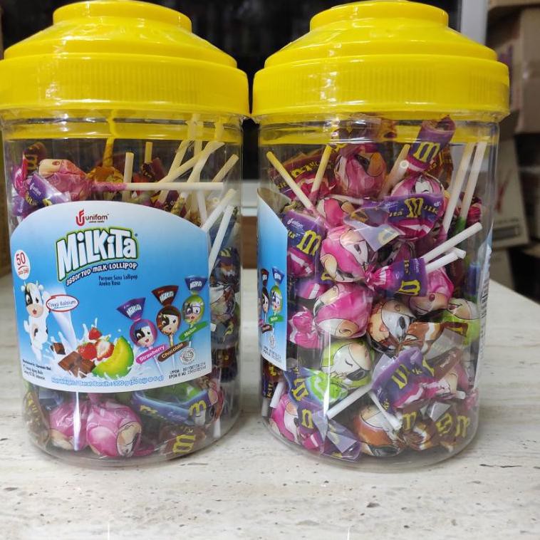 

Produk's istimewah Permen Milkita Lollipop Toples (1 toples isi 50 pcs) P69P1 ..,|