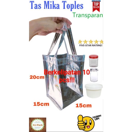 

Tas Mika Toples|Plastik Bag Toples|Tas Mangkok Mika