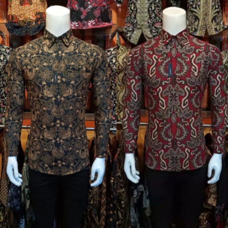 Bswart Batik Hrb026 Kenongo Hem Pendek Padi Pekalongan M L Xl