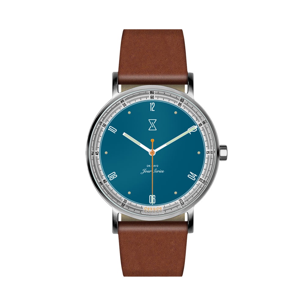 Jam Tangan Dekade World Jour Rotor Blue Pria dan Wanita