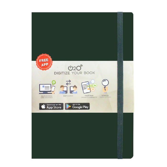 O2O Journal Dark Green NBAFI-HC007