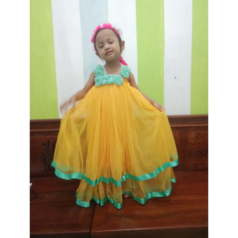 GAUN PESTA ANAK, BAJU PESTA ANAK,  DRESS TUTU