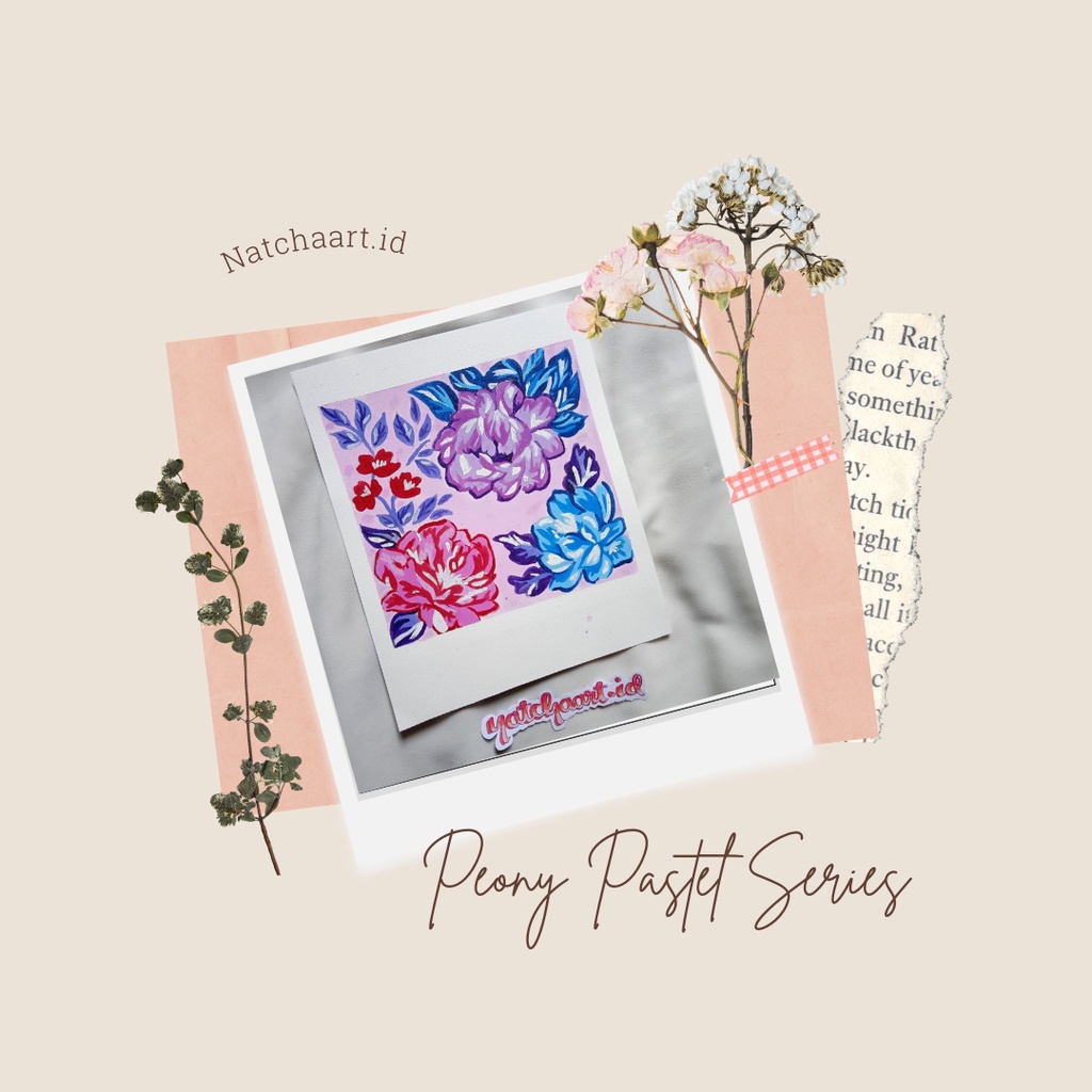 

Paint by Number | Pastel Peony | Painting Kit | Cat akrilik | Natchaart.id