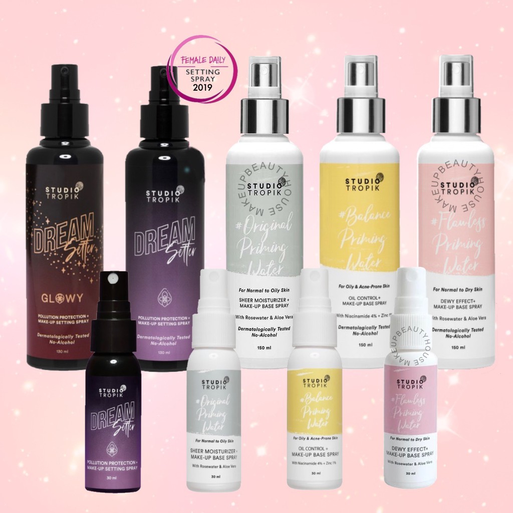 STUDIO TROPIK Priming Water Makeup Base Spray / DreamSetter Shopee