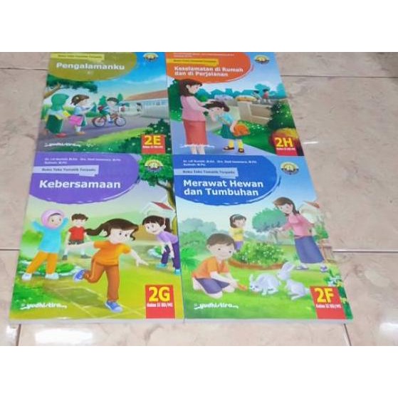 Update Tematik Terpadu 2 E F G H Kelas 2 SD - MI K13 YUDHISTIRA