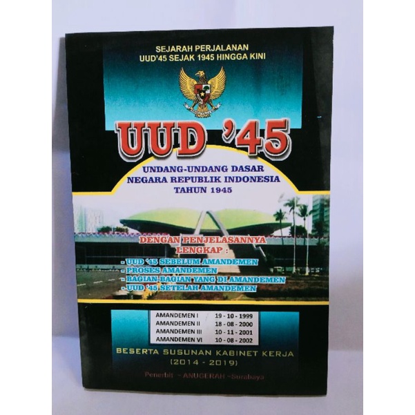 

UUD 1945 beserta 4 Amandemen