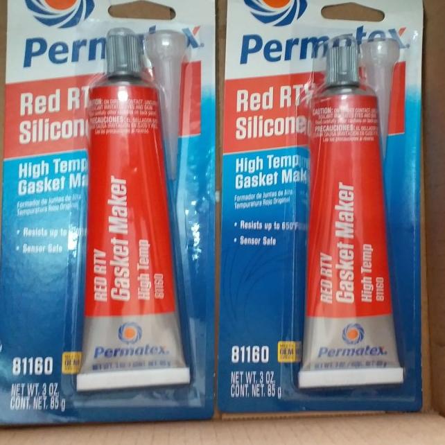 

Permatex Red RTV Silicon High temp Gasket Maker 26BR 85 g Ori & Murah