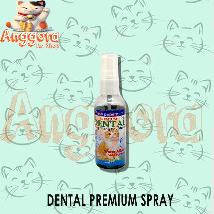 Dental Cat spray Obat penghilang bau mulut kucing