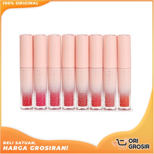 ORI Grosir HANASUI Mattedorable Lip Cream | Matte Dorable LipCream Lipstick Cair Mate Hanasui