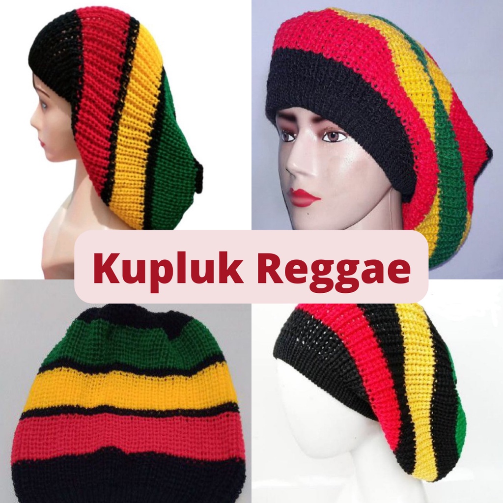 Kupluk Besar | Kupluk Reggae | Bahan Rajut