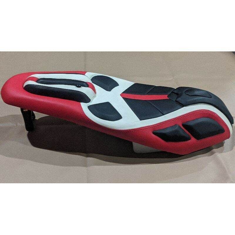 Jok variasi aerox 155/ Nmax /Pcx. jok touring  jok custom mbtech warna merah hitam putih