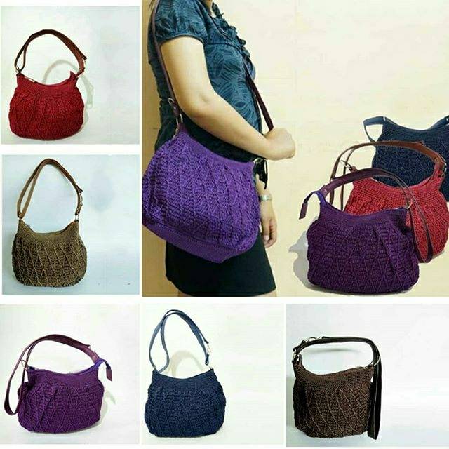 Tas rajut diamond