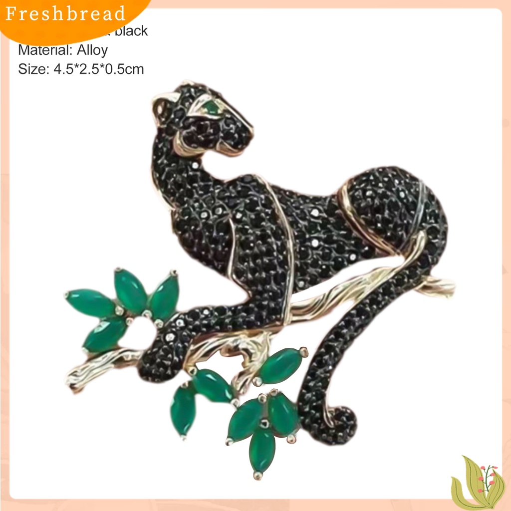 Terlaris Brooch Panther Design Elegant Alloy Fashionable Clothes Accessory for Banquet